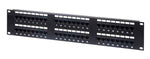Premium Line Cat.6 UTP Patch Panel 48 Ports With Two Cable Management Bars